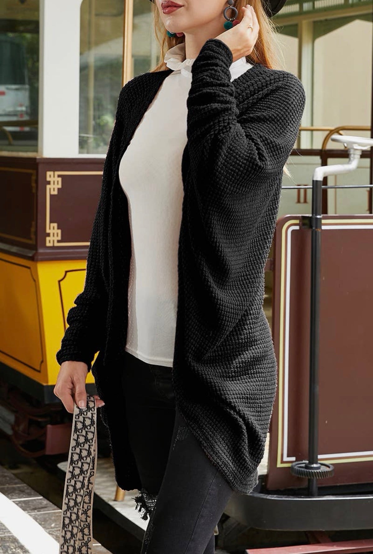 Pre Order Waffle Knit Cardigan