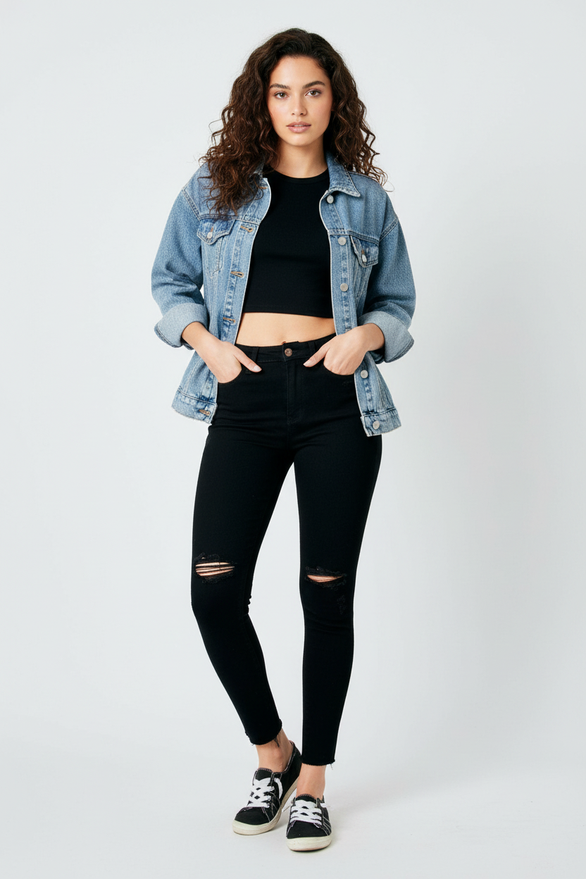 Judy Blue Raw Hem Skinny