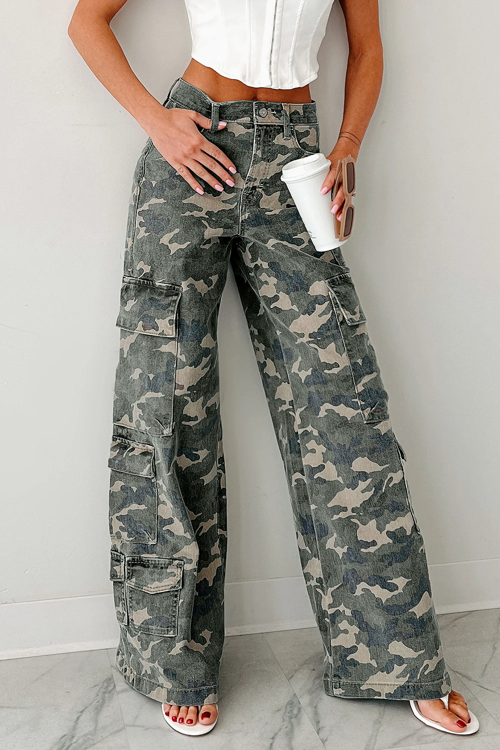 Wide Leg Camo