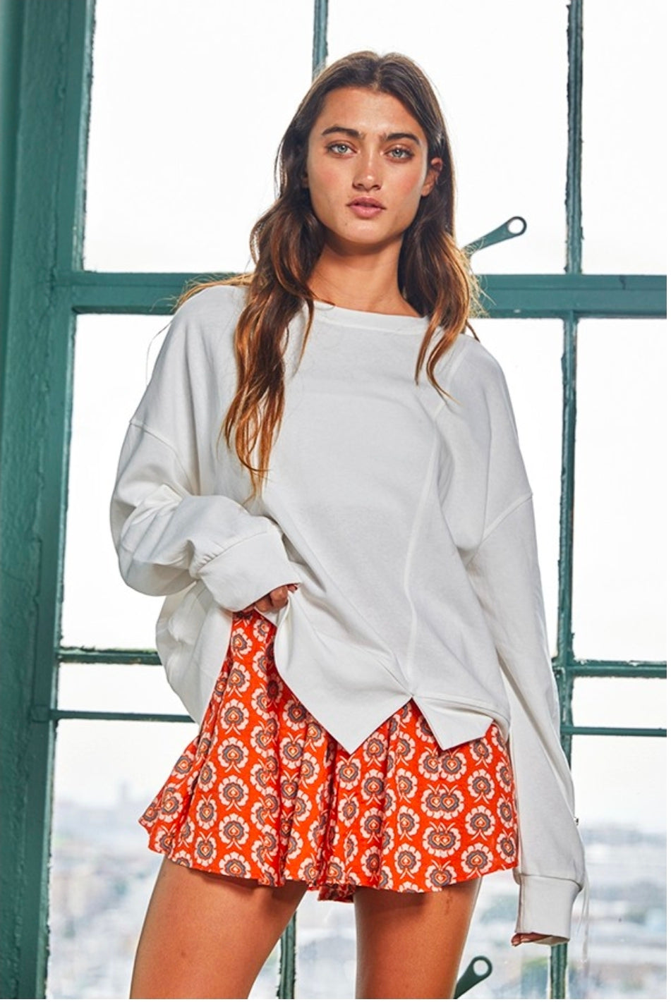 O-Ring Zipper Sweater