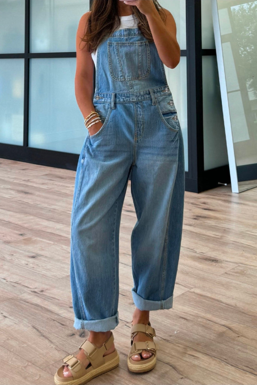 Denim Overalls