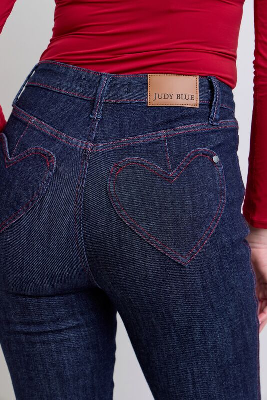 Judy Blues Skinny w/ Heart Pocket