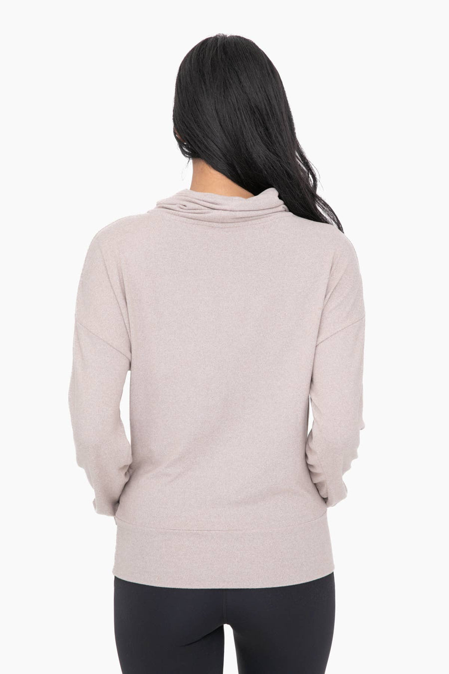 Brushed Cowl neck Pullover